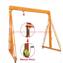 Hand Crank Winch Type Gantry Cranes 5t 10t Sale